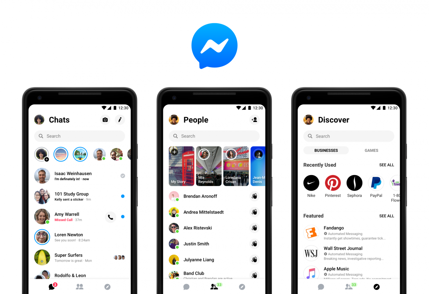 Messenger 4: упрощённый дизайн и настраиваемый градиент - Rozetked.me