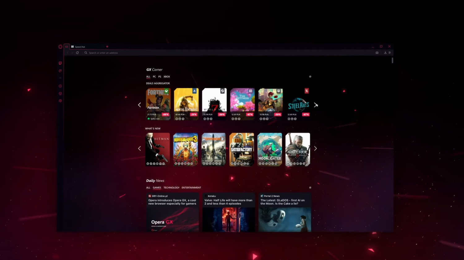 Opera GX: браузер для геймеров с агрессивным дизайном - Rozetked.me