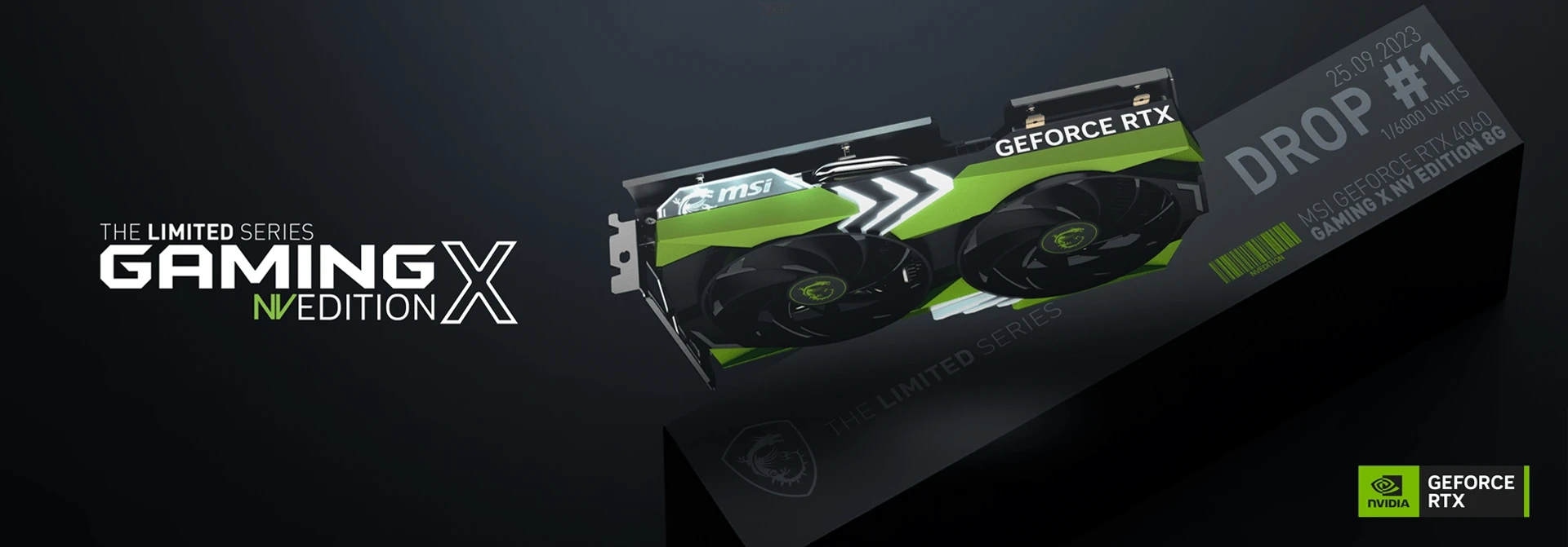 MSI представила лимитированную RTX 4060 NV Edition в зелёном цвете