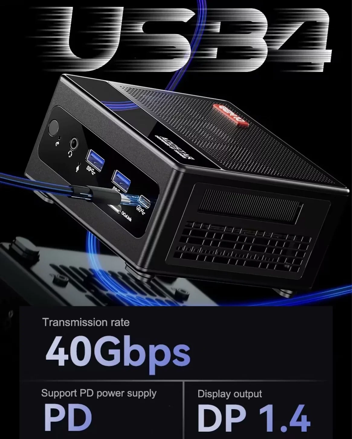 【AOOSTAR】 GEM10 ミニPC AMD 7840HS 32GB 1TB Представлен мини-ПК Aoostar GEM10: мощный и помещается в карман