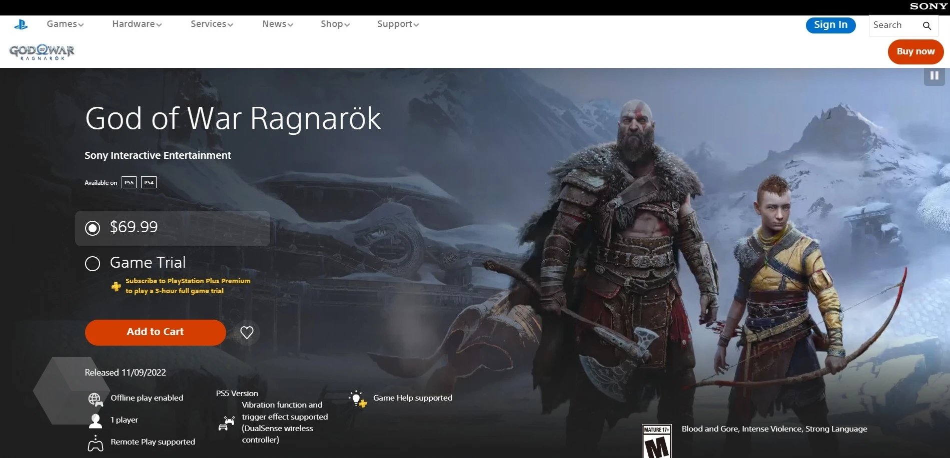 Подписчики PS Plus теперь могут бесплатно попробовать God of War Ragnarök -  Rozetked.me