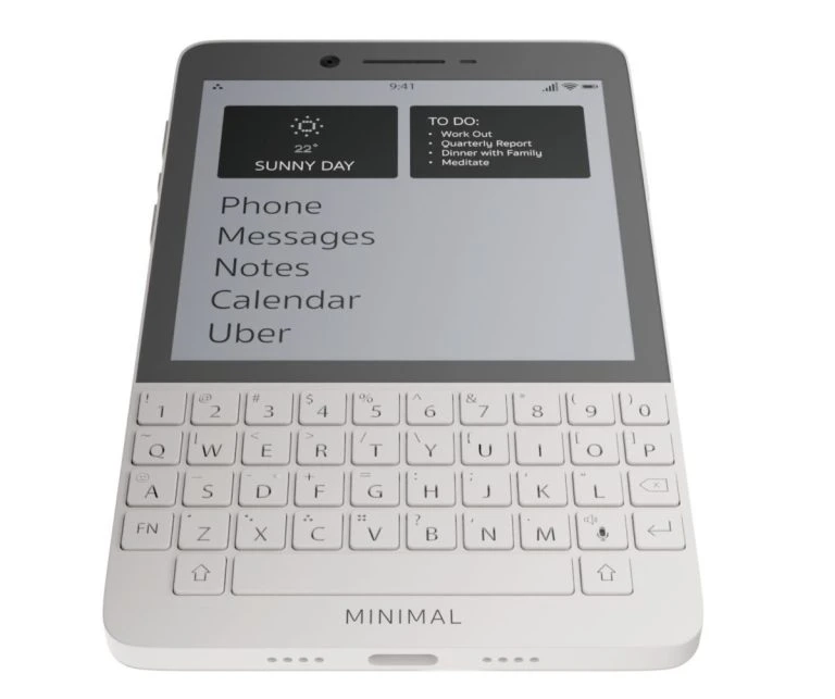 【新品未開封】Minimal Phone Pebble Необычный смартфон Minimal Phone с E Ink-экраном начали доставлять