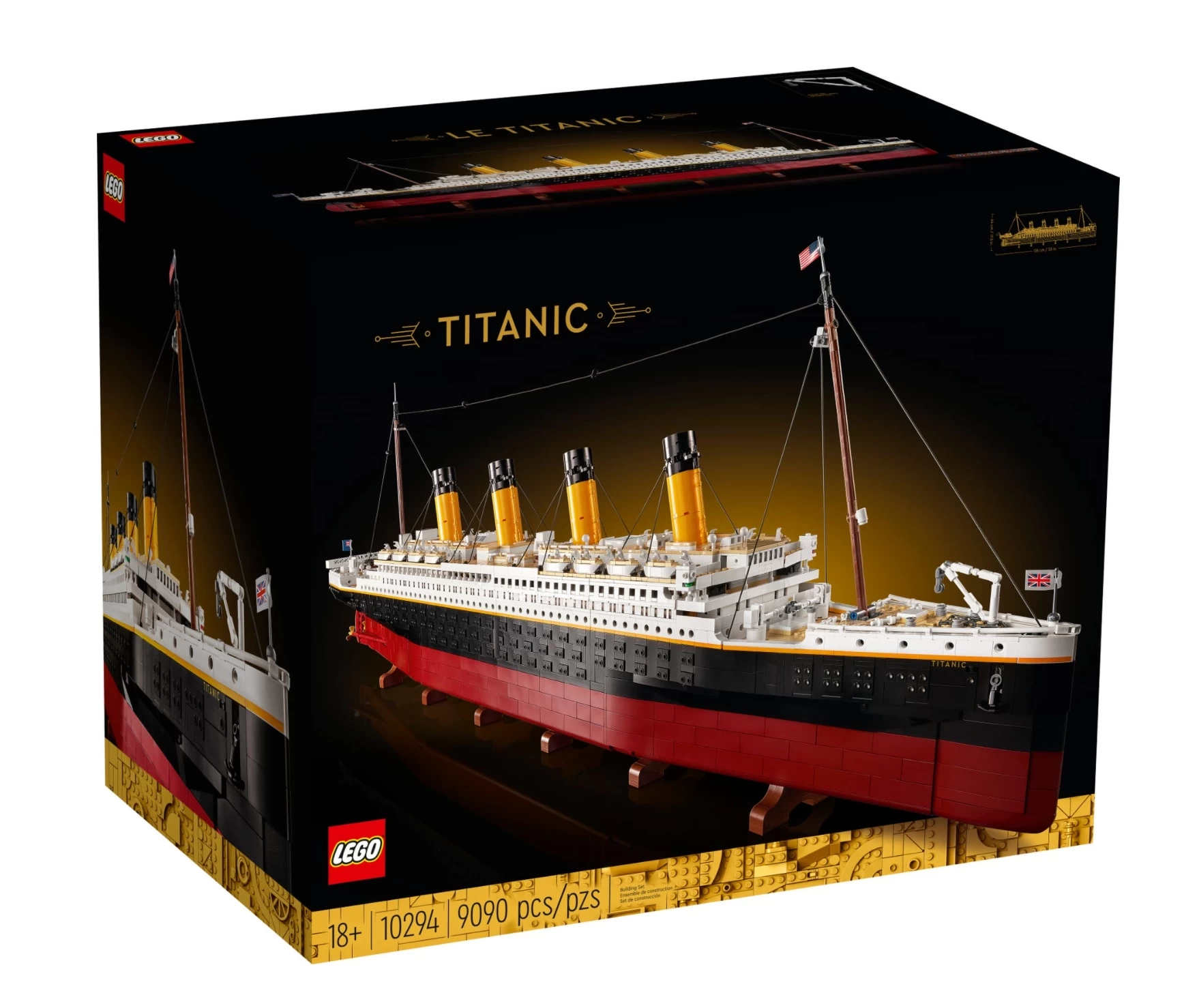 LEGO представила самый грандиозный корабль — RMS Titanic - Rozetked.me