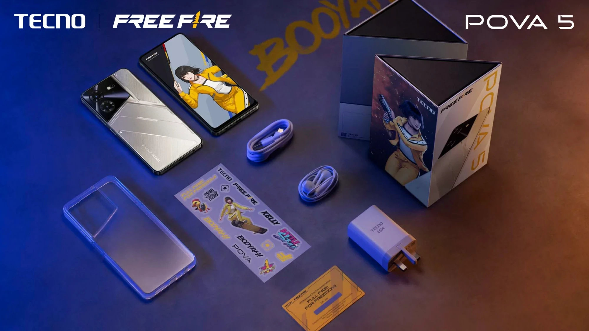 Tecno представила Pova 5: батарея 6000 мАч и версия Free Fire Special  Edition - Rozetked.me