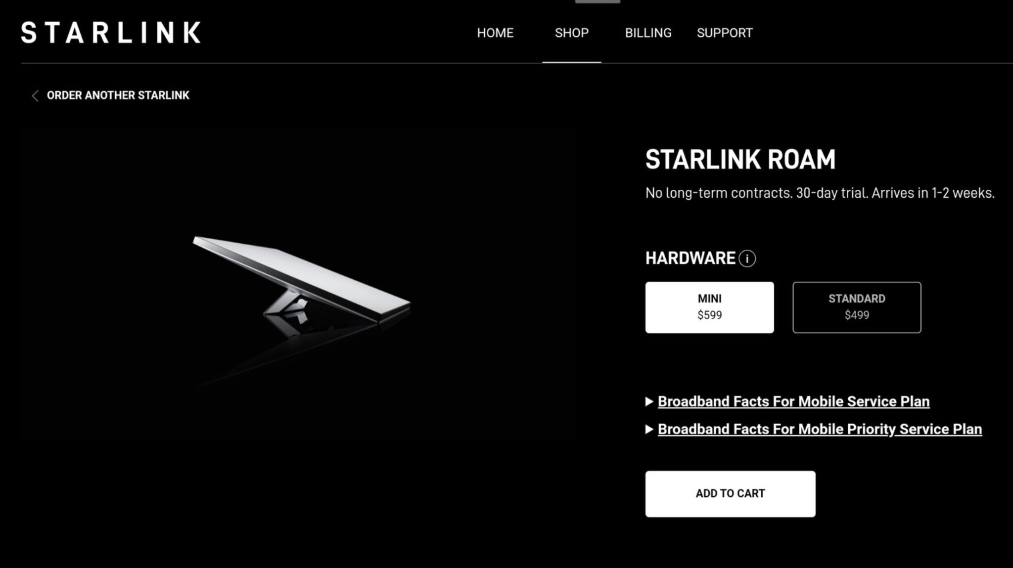 SpaceX начала предлагать компактные спутниковые тарелки Starlink Mini -  Rozetked.me