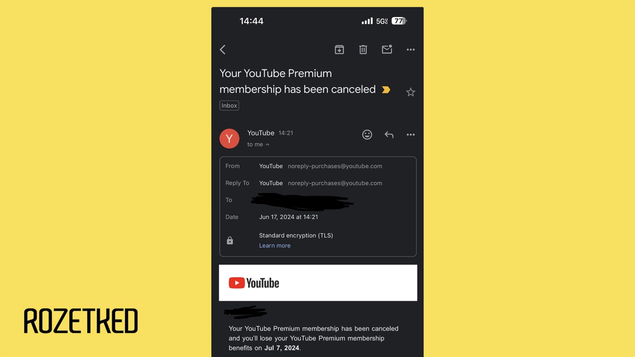 YouTube отменяет подписку Premium, если она приобретена с VPN - Rozetked.me