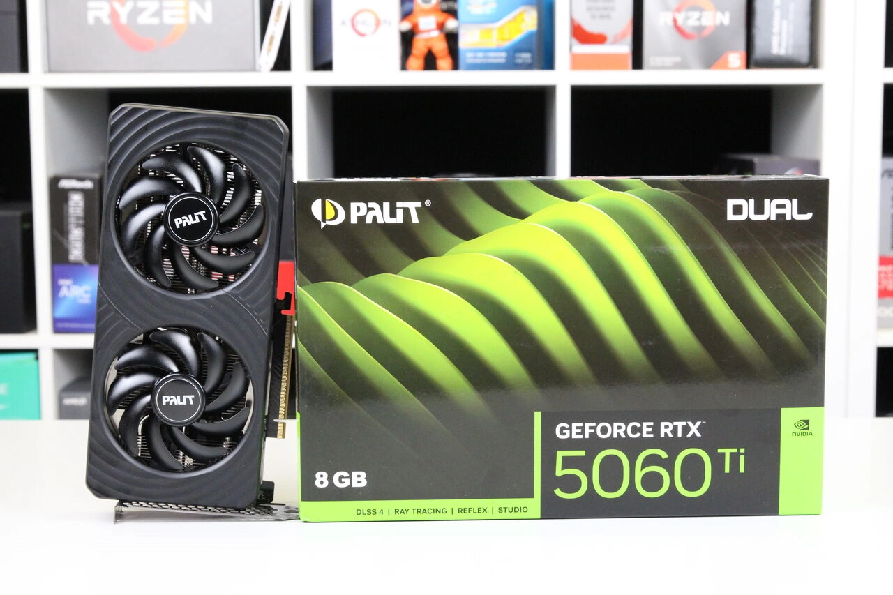 GeForce RTX 5060 Ti с 8 ГБ: недостаток памяти делает её плохим