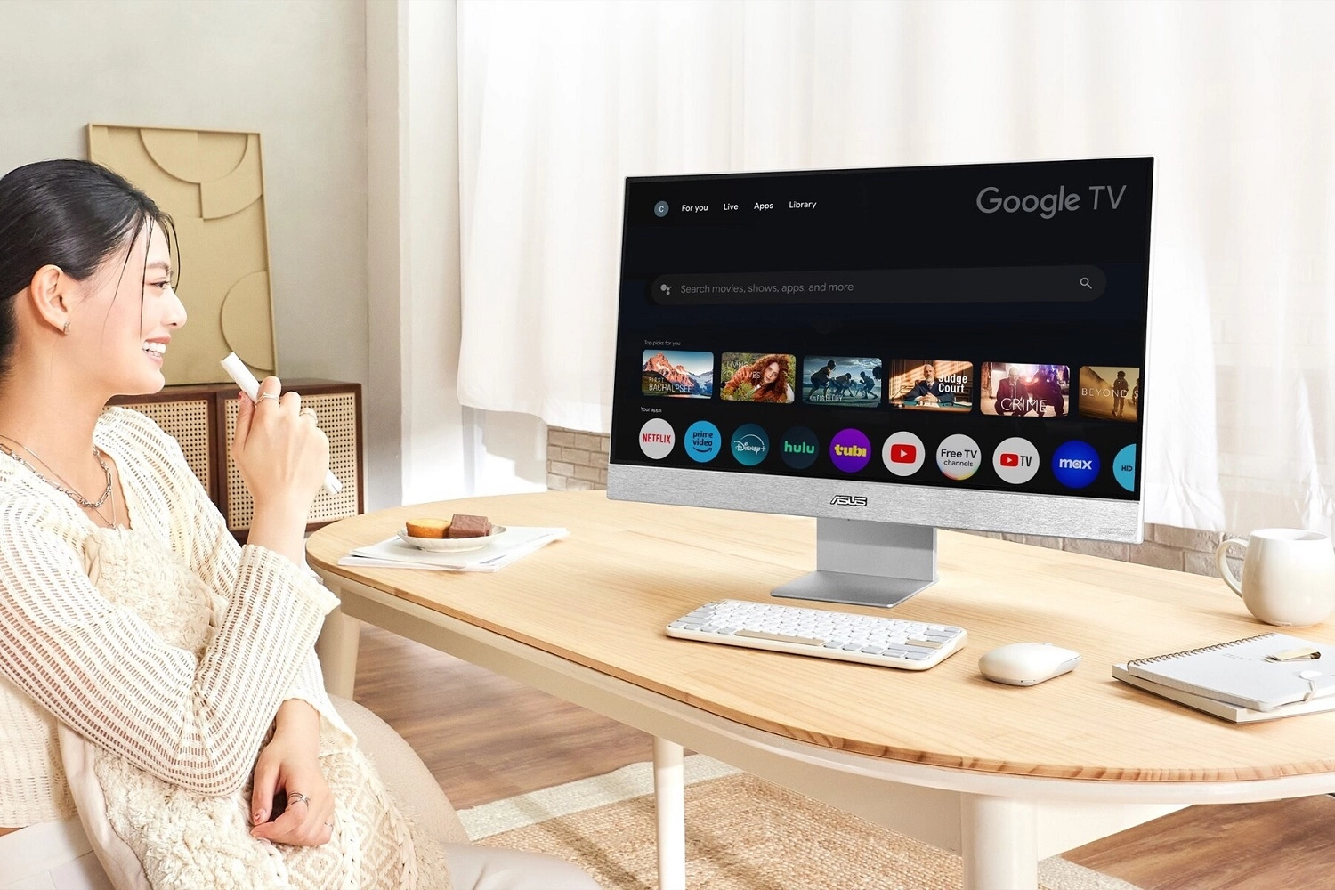 Asus представила монитор ZenScreen Smart MS27UC с Google TV
