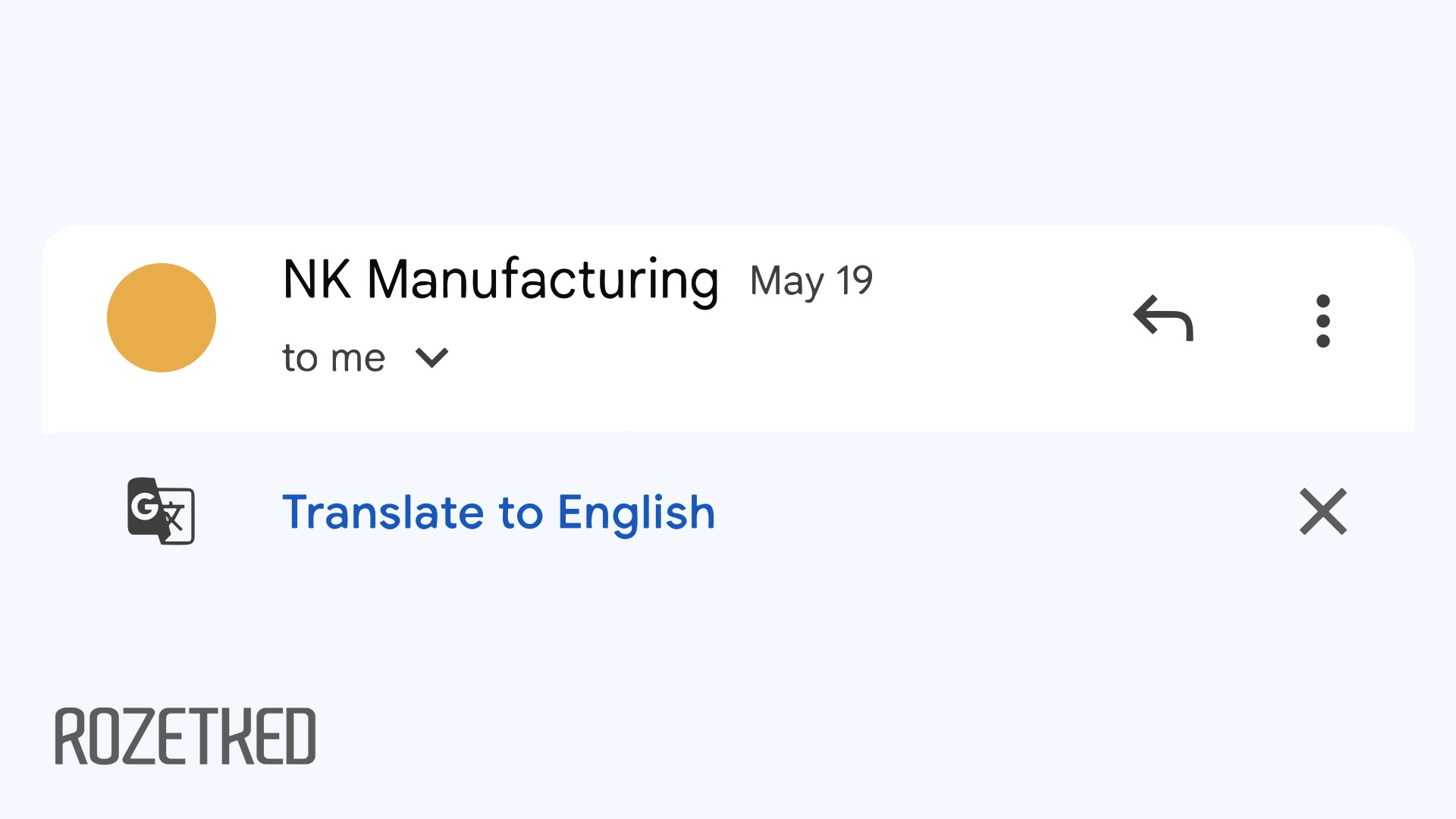 В мобильных приложениях Gmail появился перевод писем