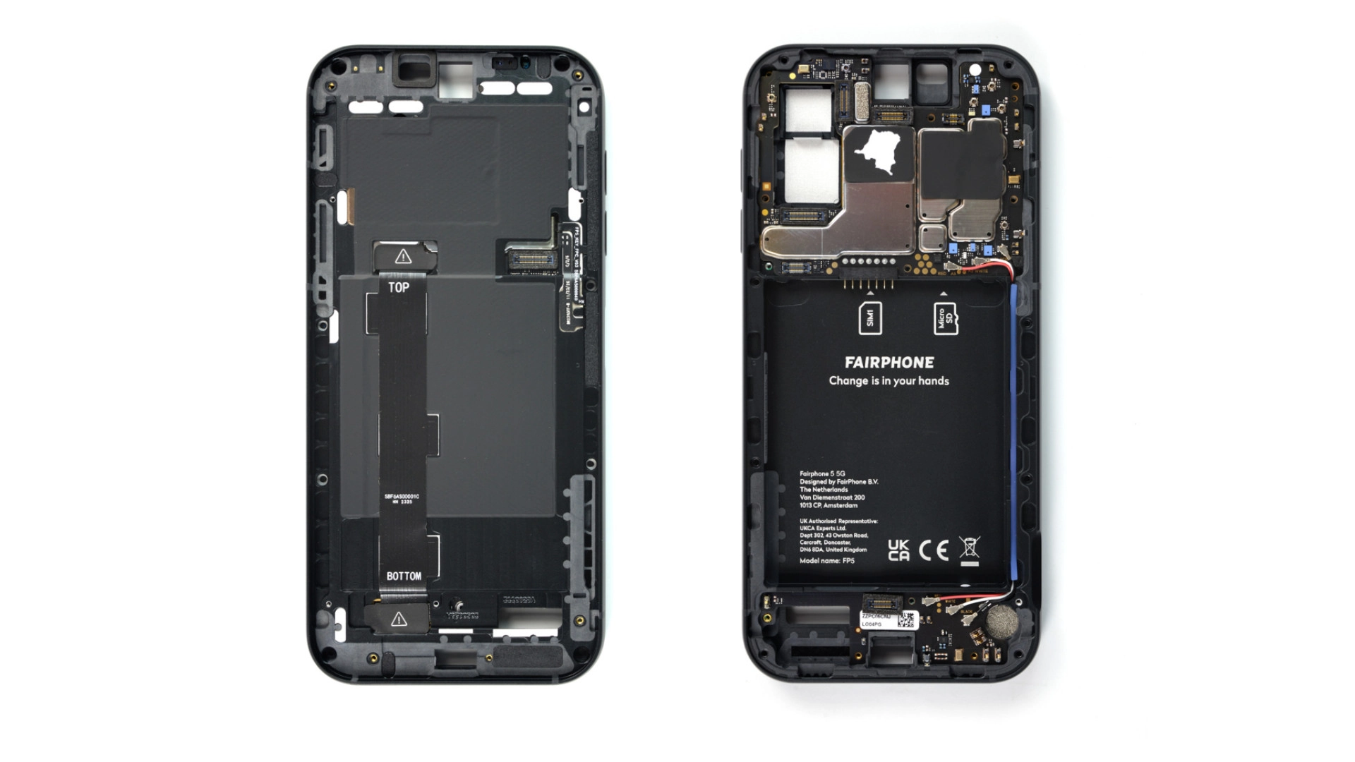 Fairphone 5 получил наивысшую оценку ремонтопригодности от iFixit