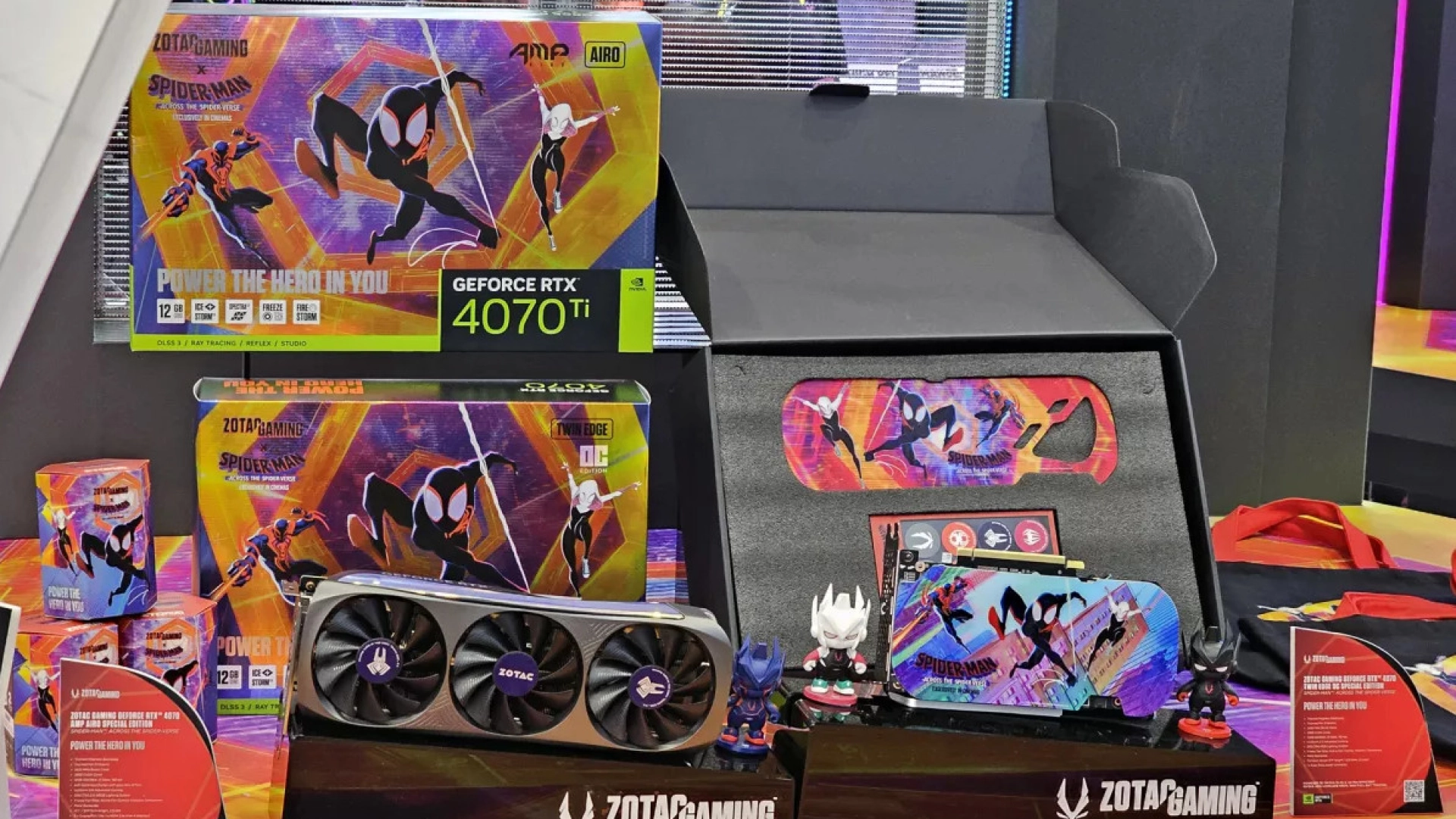 Zotac показала видеокарты и ПК по мотивам мультфильма «Человек-паук: Паутина вселенных»