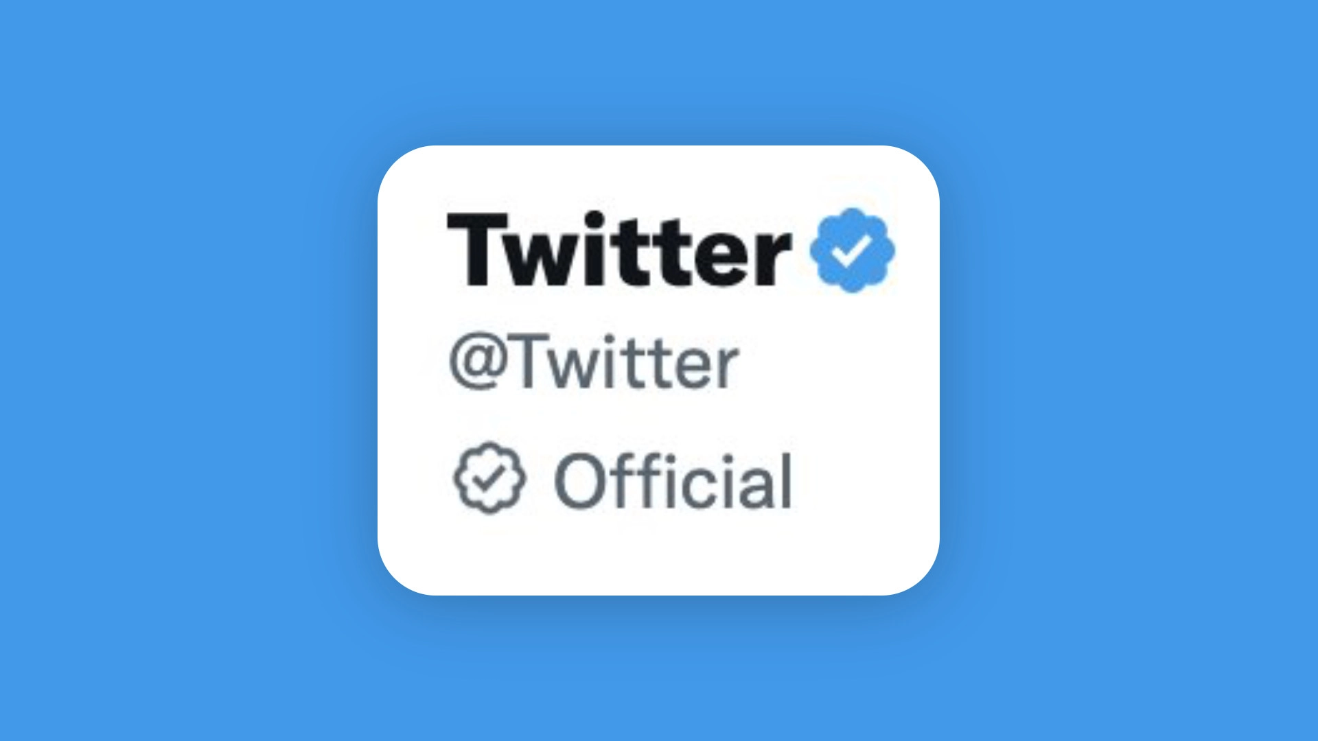 Официальные аккаунты в Twitter будут помечаться особым бейджем