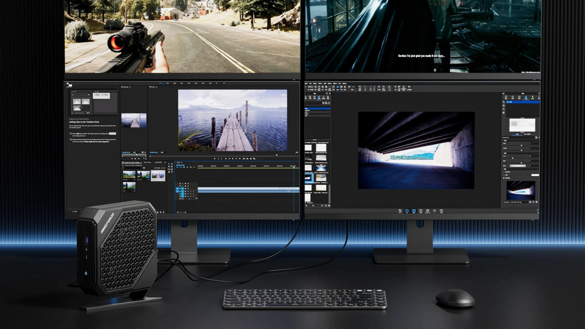 Представлен Minisforum Elitemini HX90G — мини-ПК с Ryzen 9 5900HX и Radeon RX 6600M