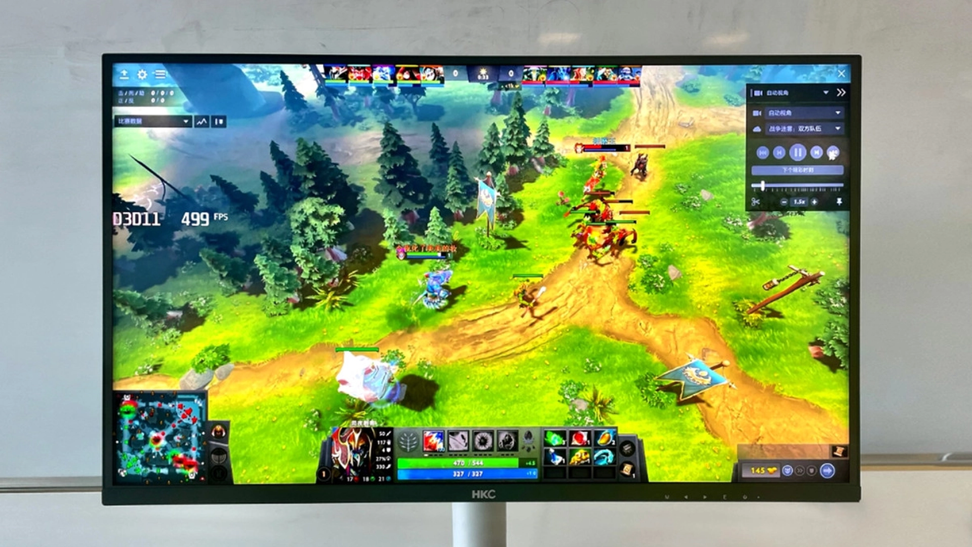 HKC представила игровой монитор с частотой 500 Гц