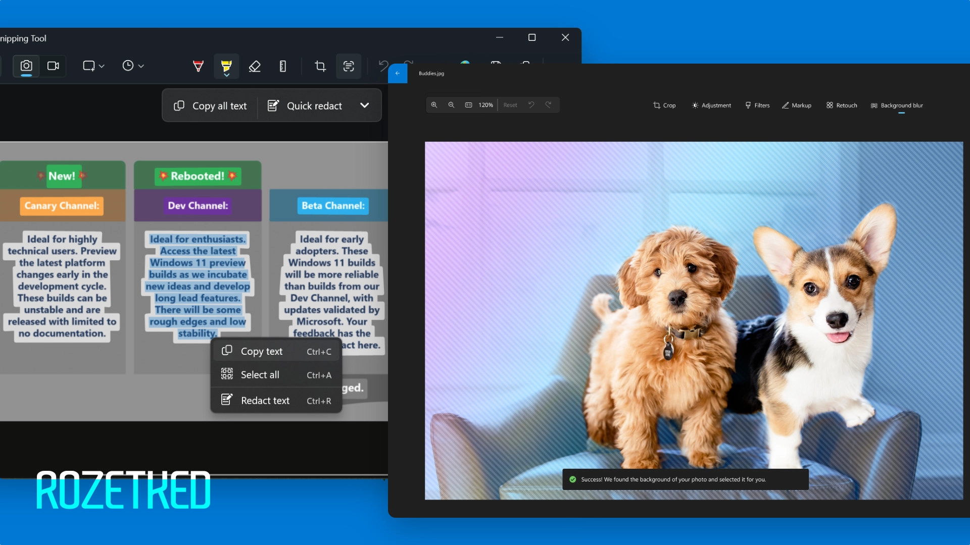Microsoft добавила новые функции в беты приложений «Ножницы», «Связь с телефоном» и «Фотографии»