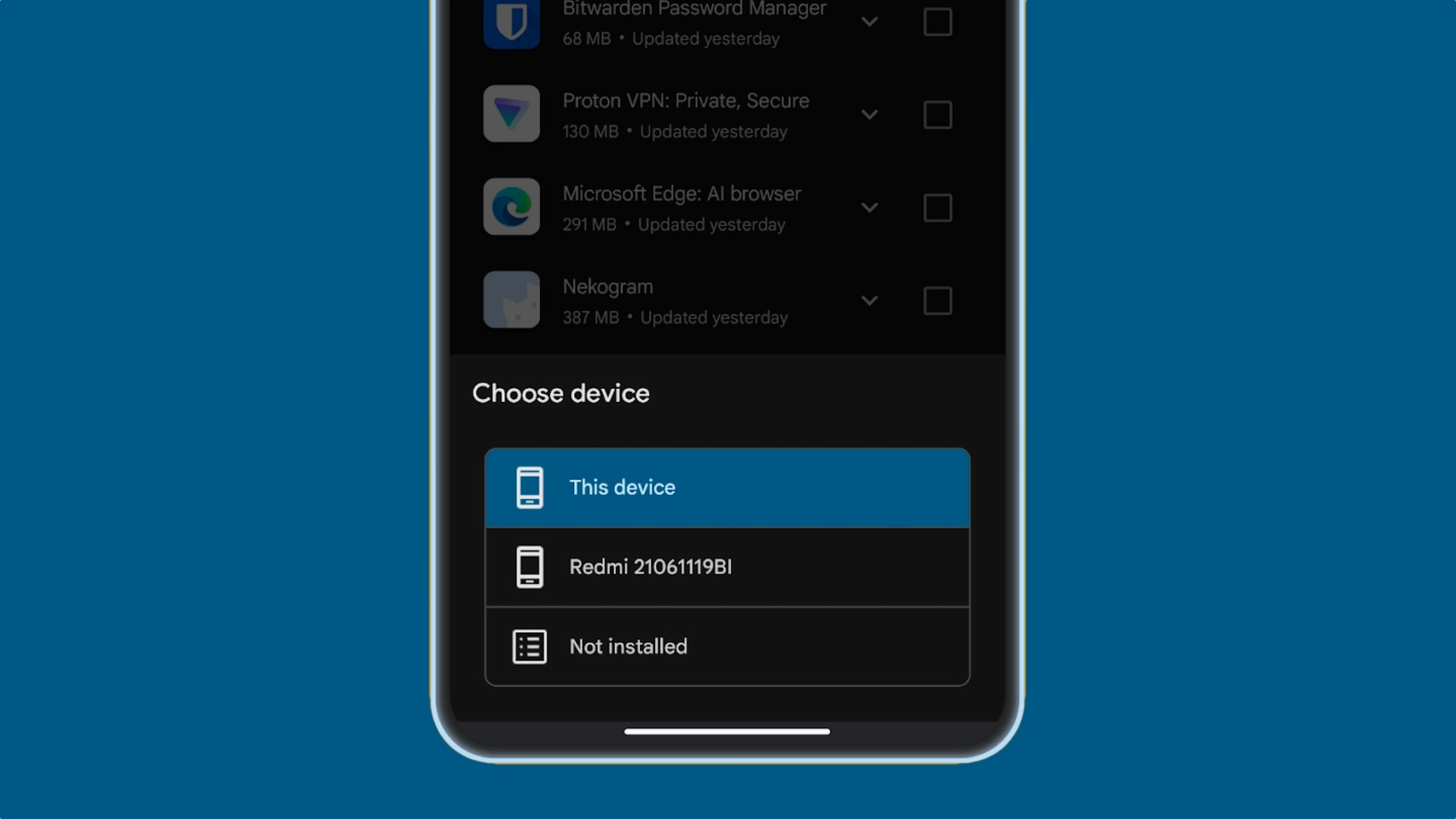 Google Play позволит удалять приложения с других своих устройств