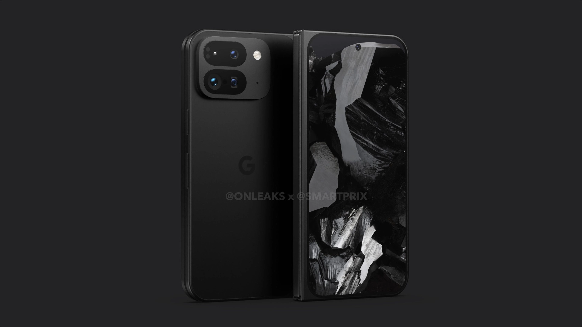 Первые рендеры Google Pixel Fold 2 от OnLeaks