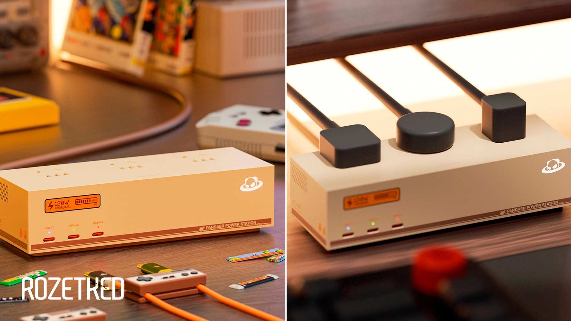 Meizu выпустила док-станцию PANDAER 120W Pro в ретро-дизайне