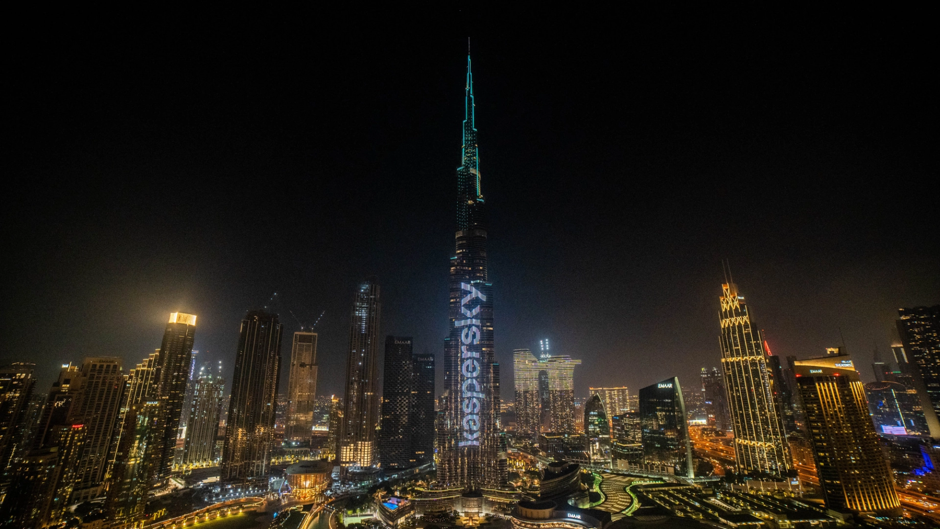 «Лаборатория Касперского» устроила LED-шоу на Бурдж-Халифа в Дубае