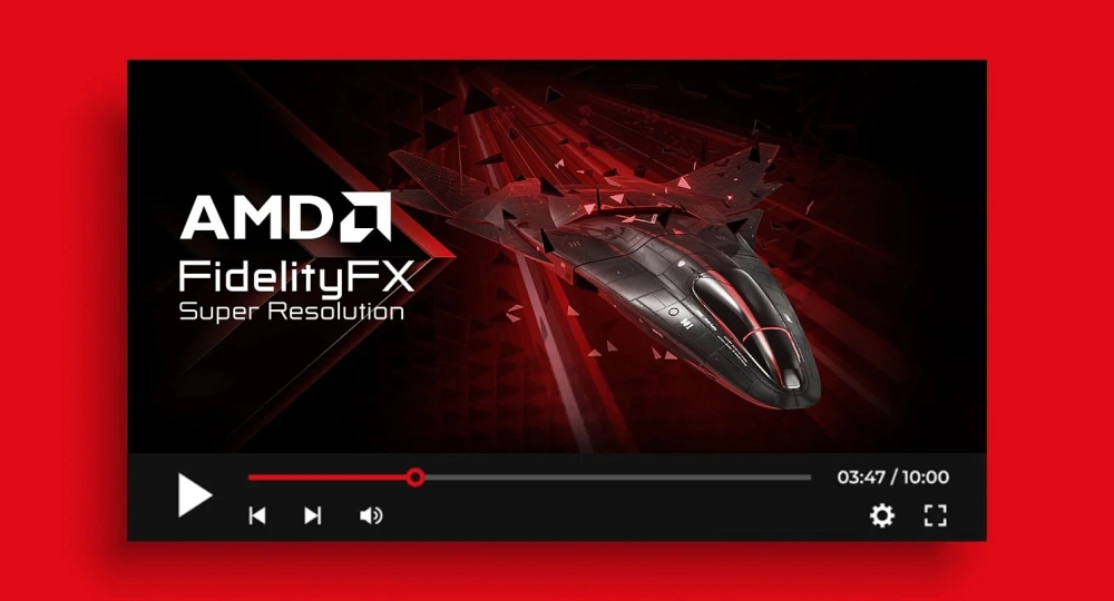 AMD анонсировала функцию FSR for Video для YouTube и VLC