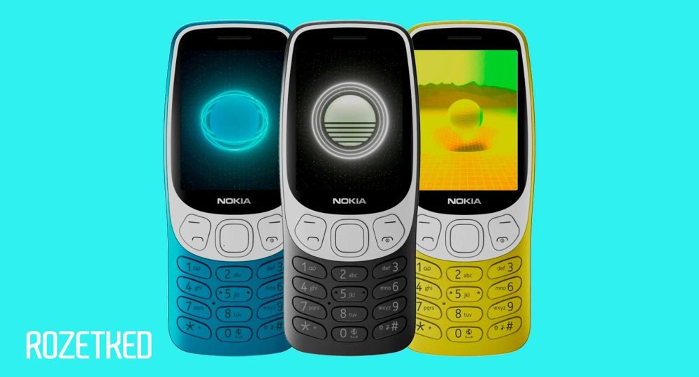 В Европе скоро выйдет кнопочный телефон Nokia 3210 4G (2024)