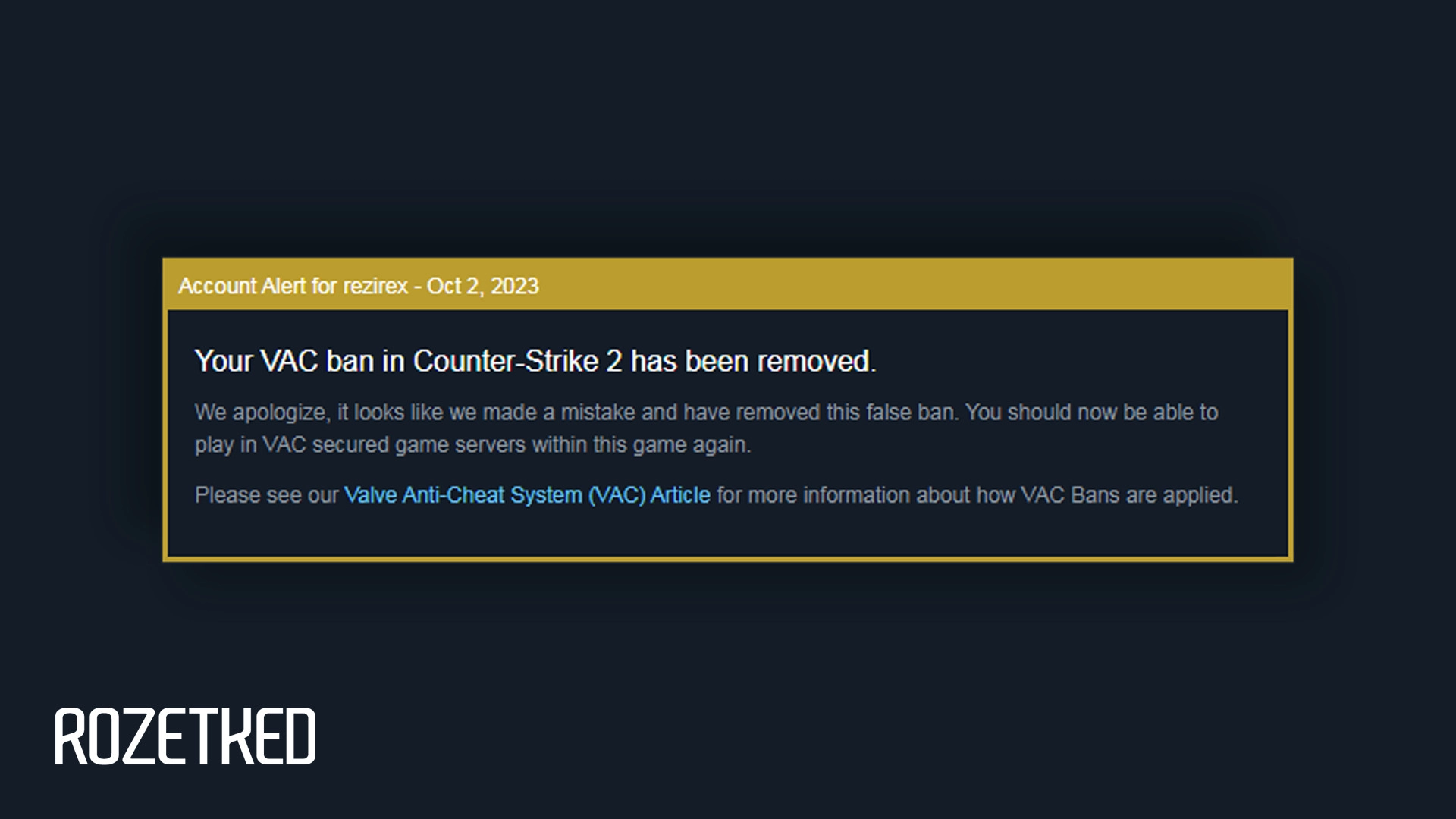 Valve признала ошибку и разбанила игроков Counter-Strike 2 на Windows 7