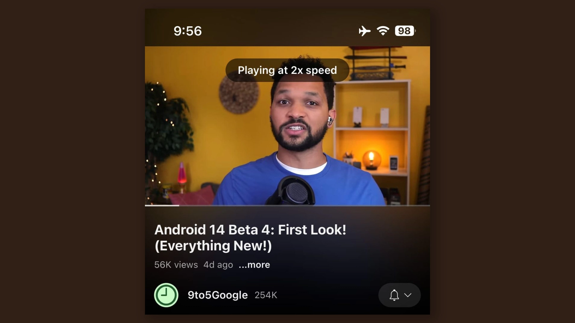 YouTube начал тестирование быстрого включения скорости 2x