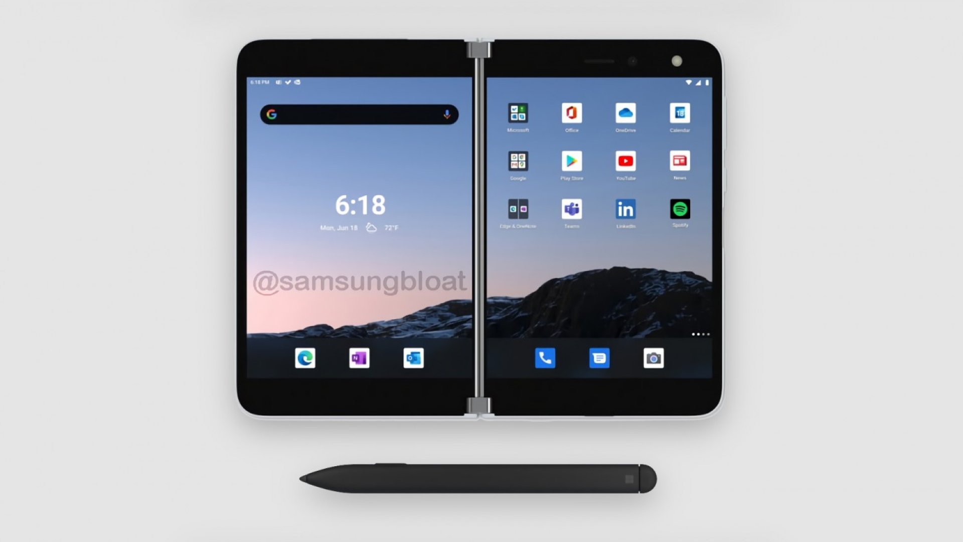 Новые рендеры и стоимость Microsoft Surface Duo от инсайдера