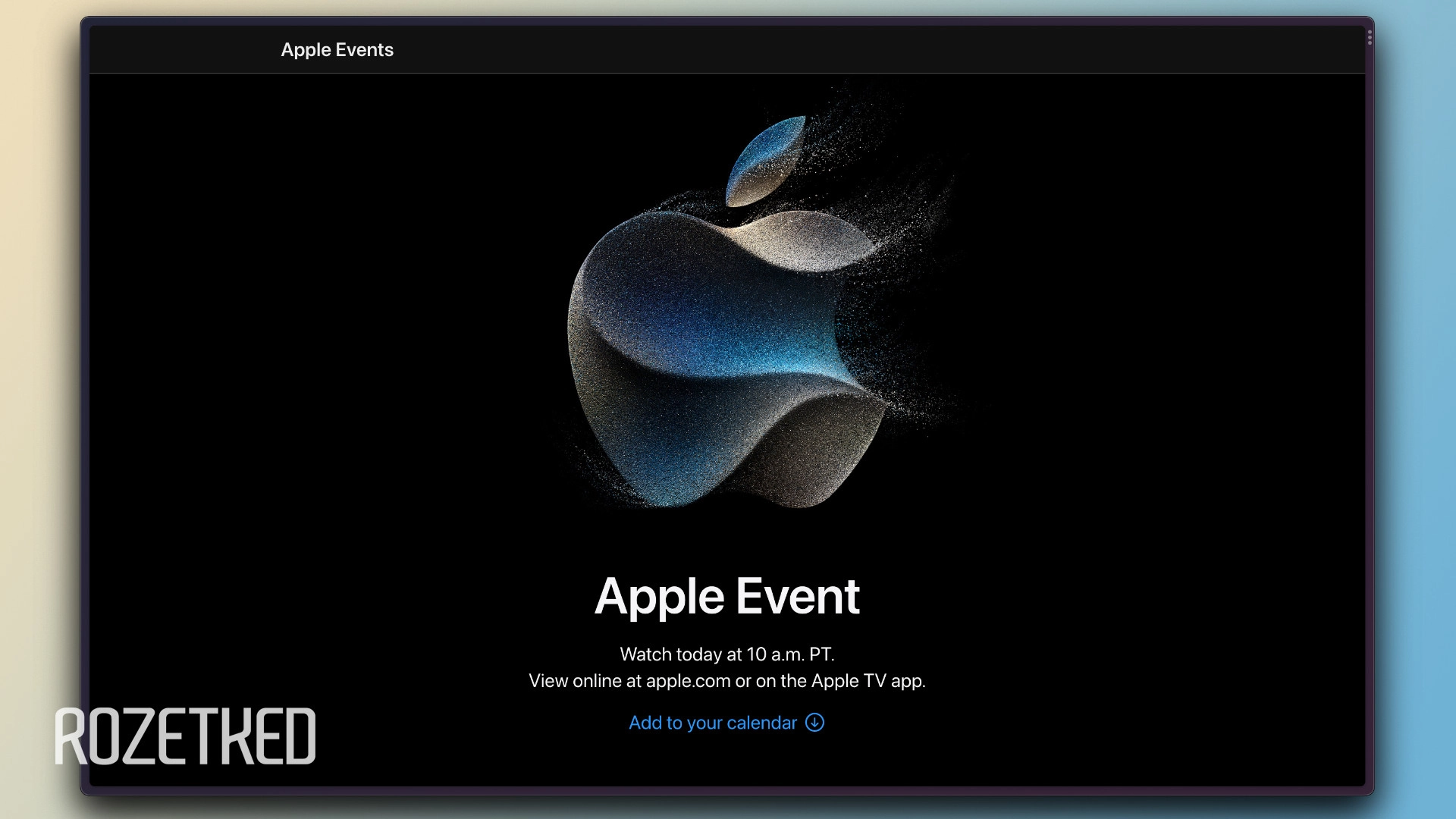 Как смотреть презентацию iPhone 15, Apple Watch Series 9 и Ultra 2