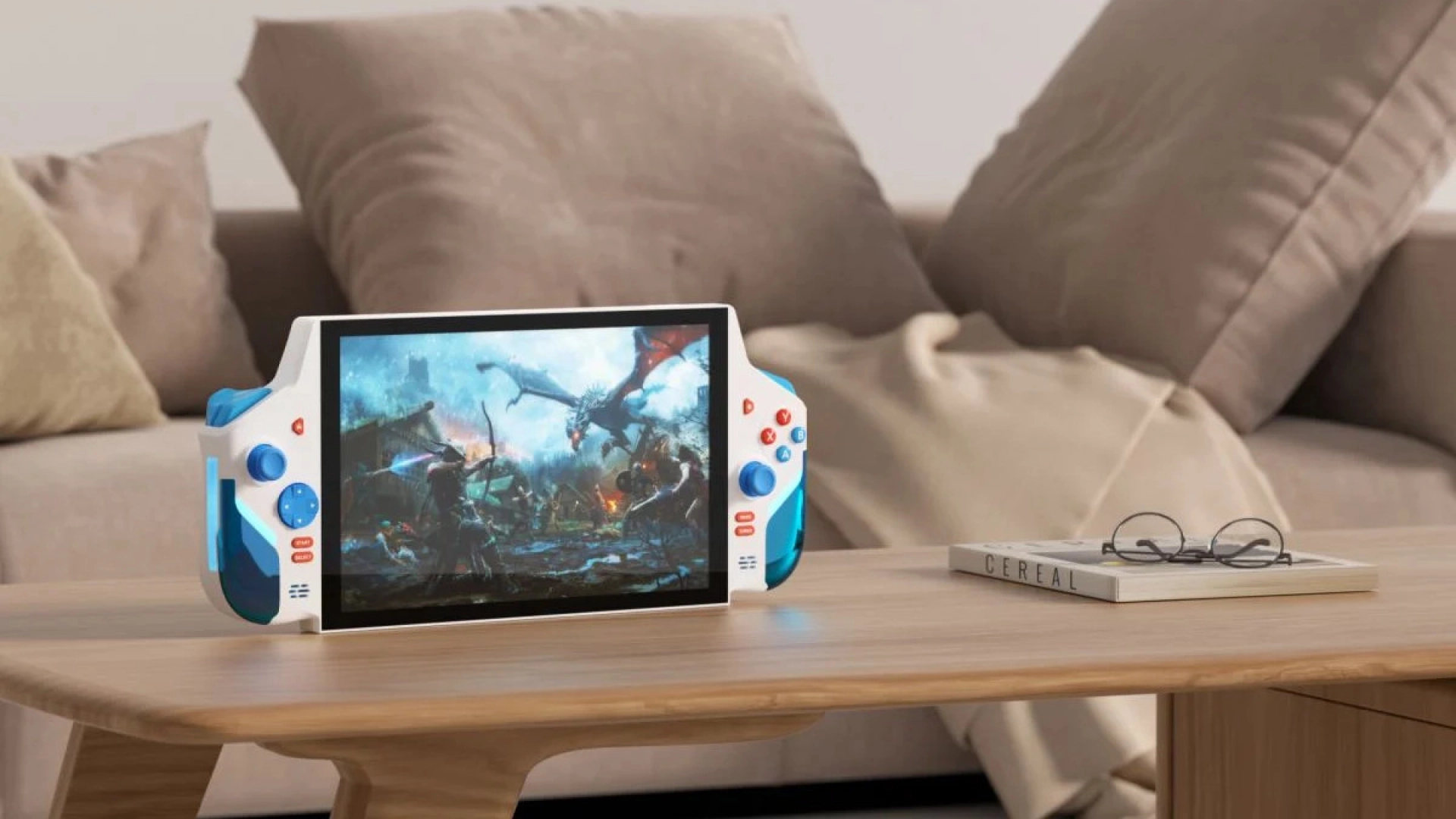 В августе выйдет портативная консоль-гигант Meteorish TJD T101 с экраном 10,1 дюйма