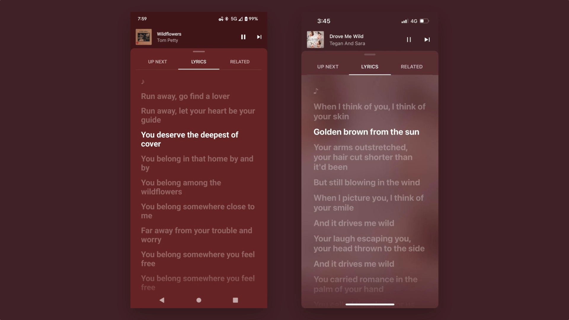 В мобильных приложениях YouTube Music появляются синхронизированные тексты песен