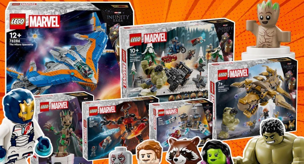 LEGO анонсировала новые Marvel-наборы