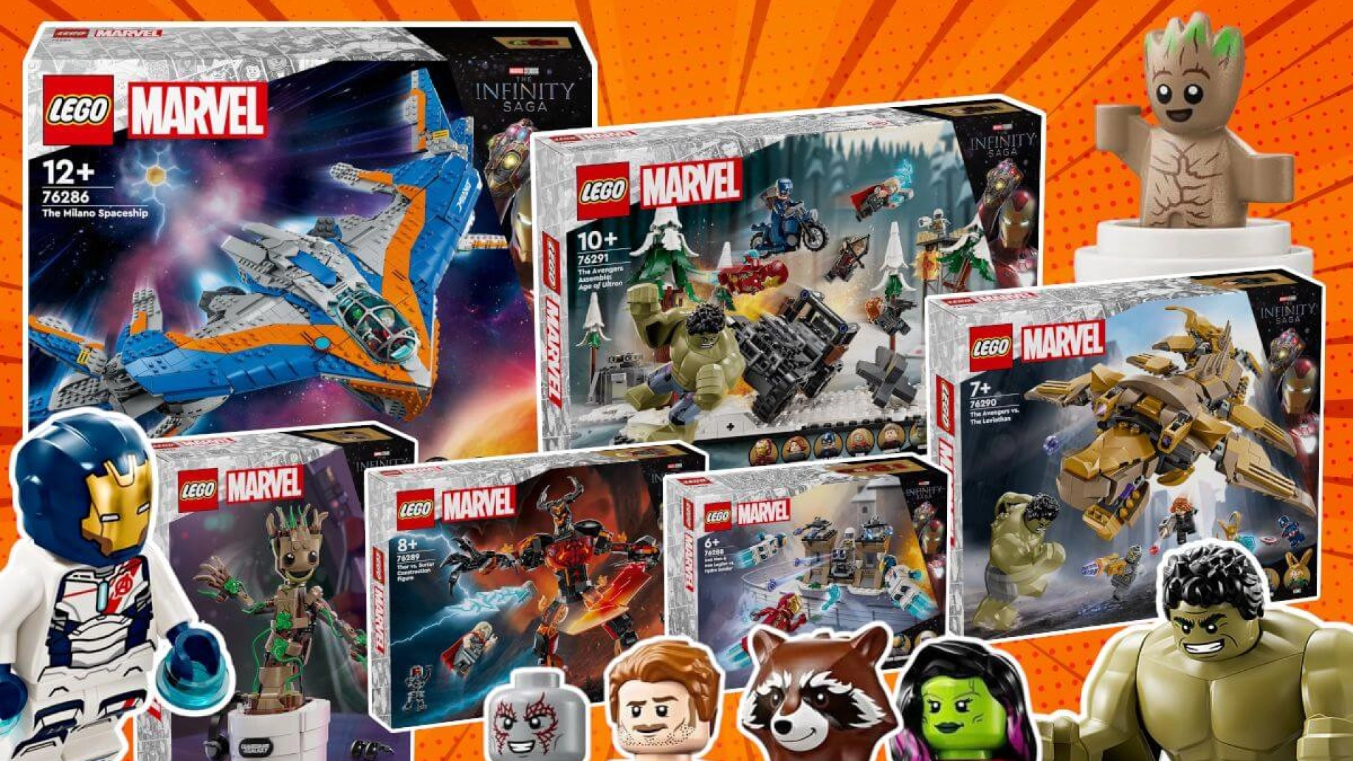 LEGO анонсировала новые Marvel-наборы