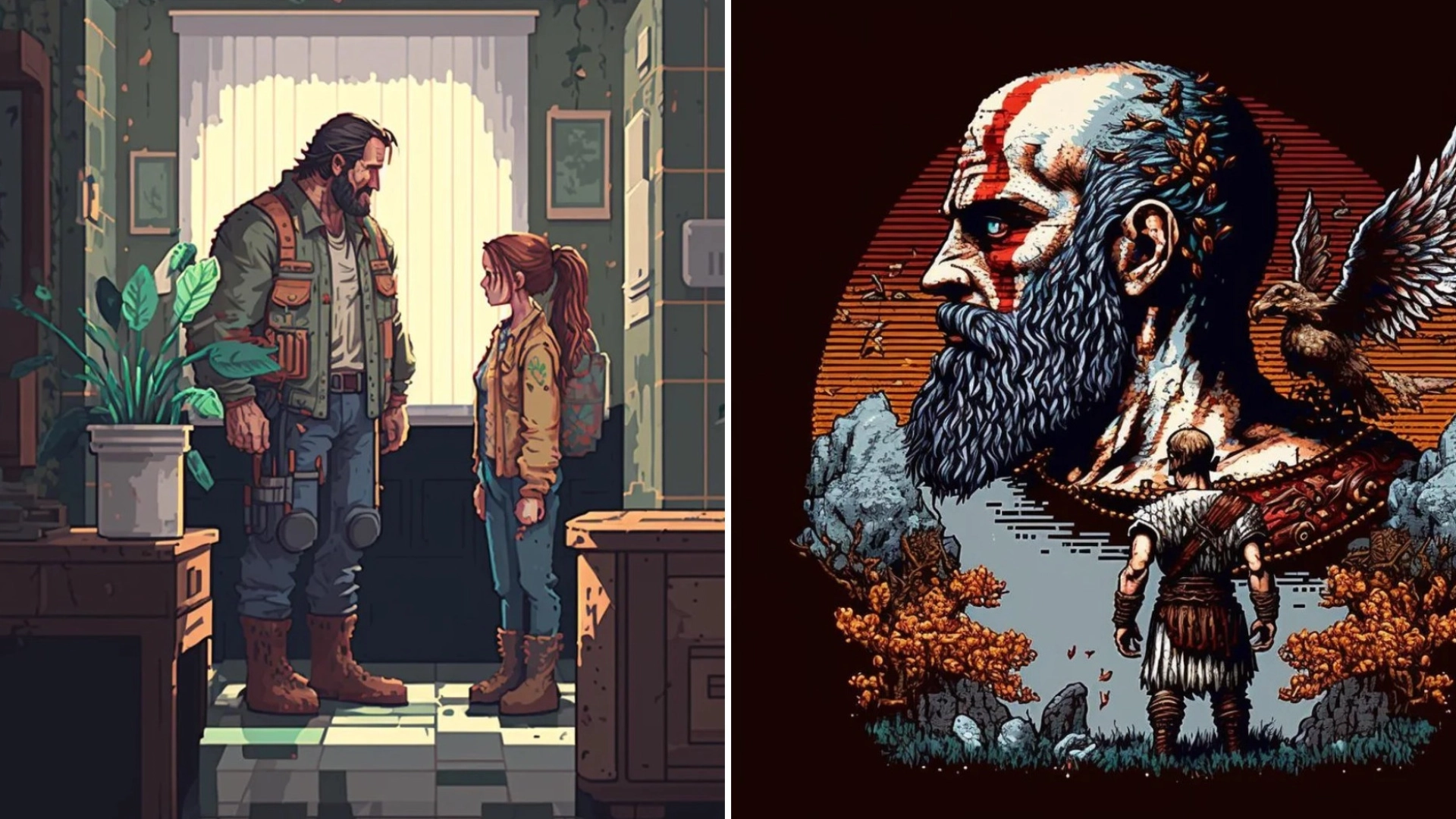 ИИ показал, как бы выглядели The Witcher 3, God of War Ragnarok, The Last of Us и другие игры в 90-е