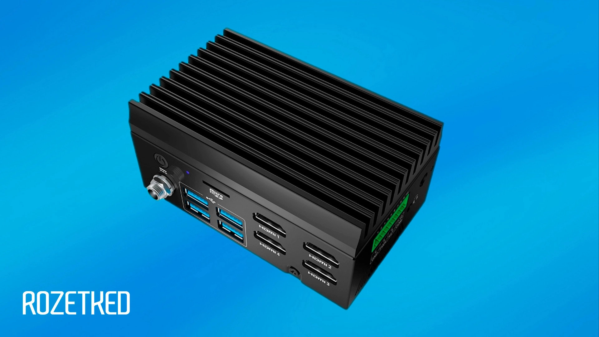 ECS LIVA X3A — компактный безвентиляторный ПК с множеством портов