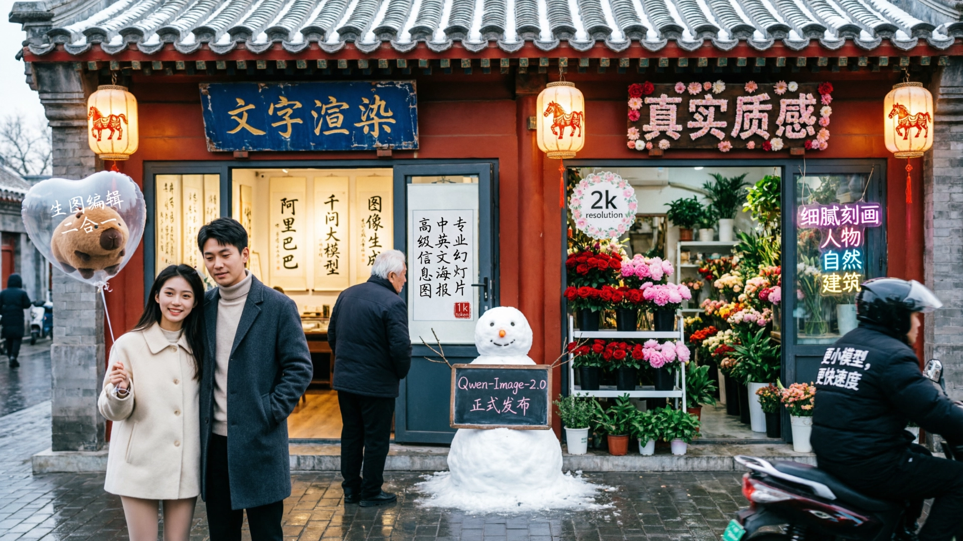 Вышла Qwen-Image-2.0 — унифицированная модель для генерации и редактирования