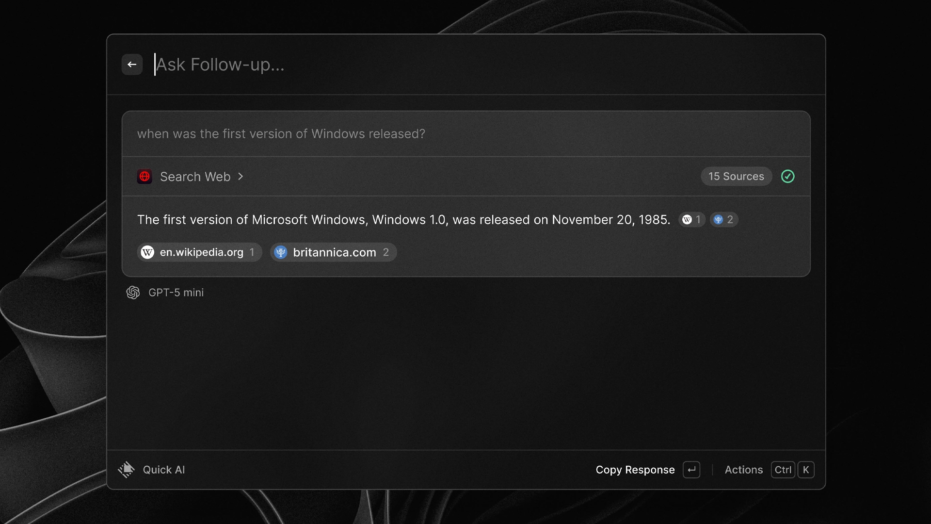 Raycast, продвинутый Spotlight, вышел для Windows — в публичной бета-версии
