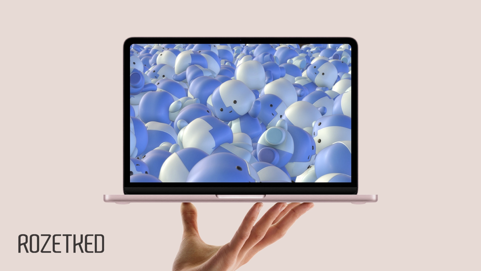 Обои с Little Finder Guy — маскотом Apple из TikTok