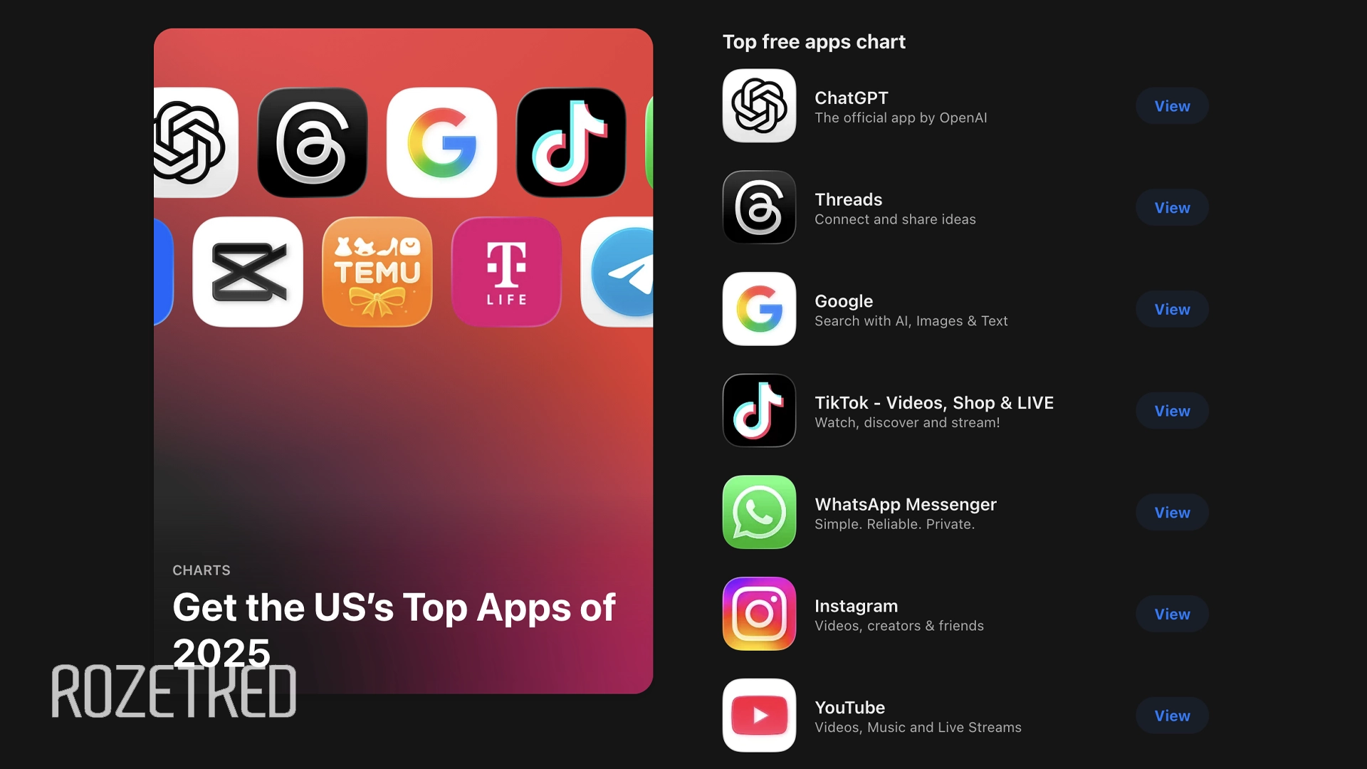 В Apple назвали самые популярные приложения и игры в App Store за 2025 год
