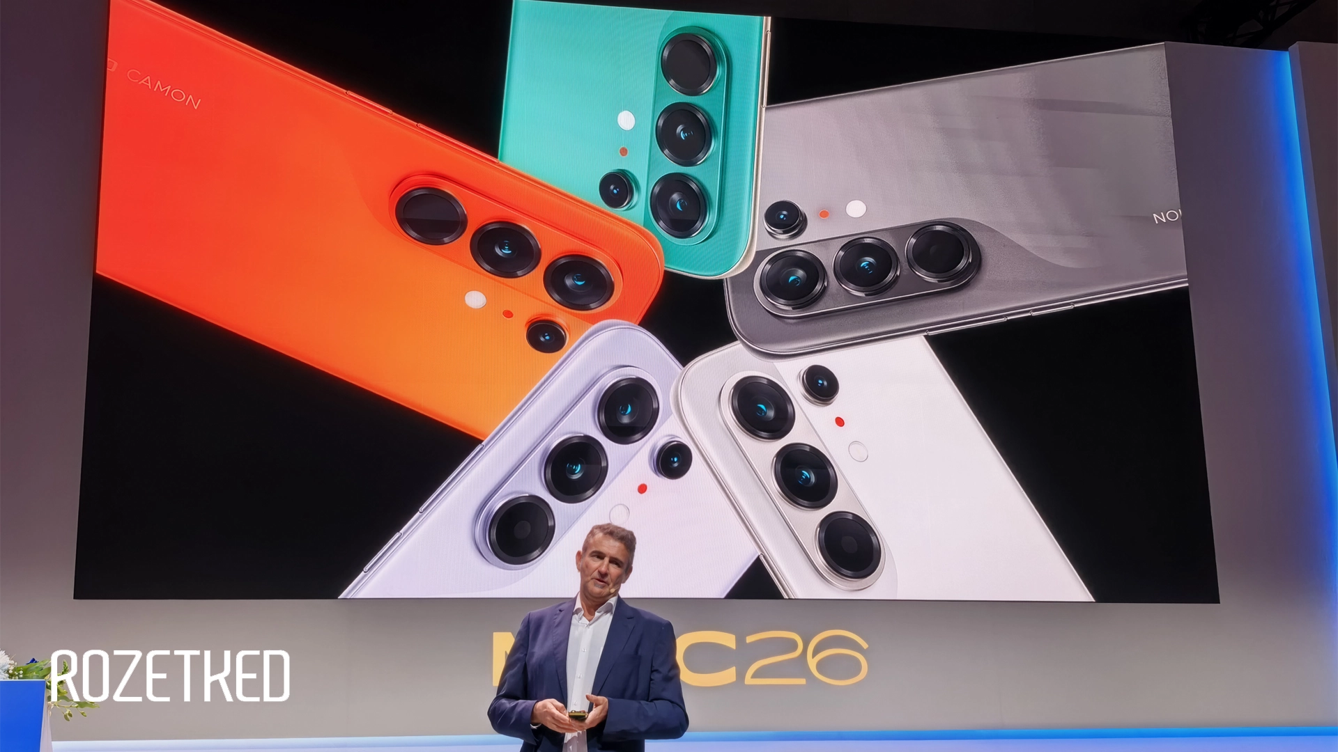 Tecno представила на MWC 2026 серию Camon 50 — среднебюджетники с упором на камеру