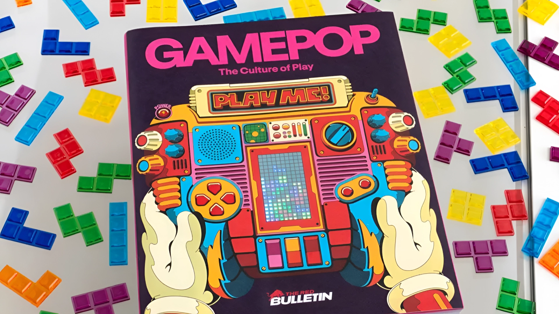 Red Bull выпустила журнал со встроенным «Тетрисом» GamePop GP-1