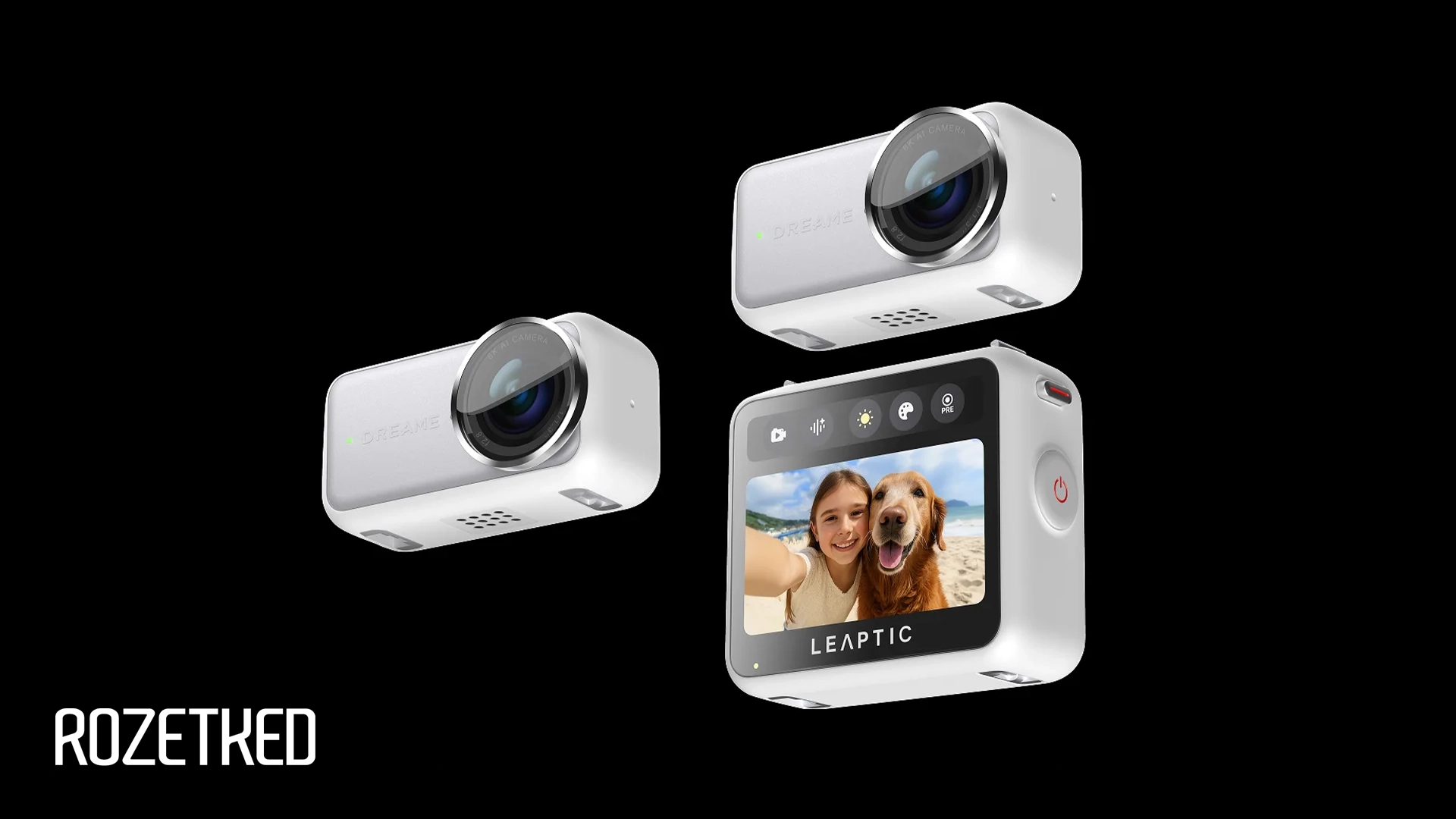 Dreame представила экшен-камеру Leaptic Cube с 8K, модульным дизайном и ИИ