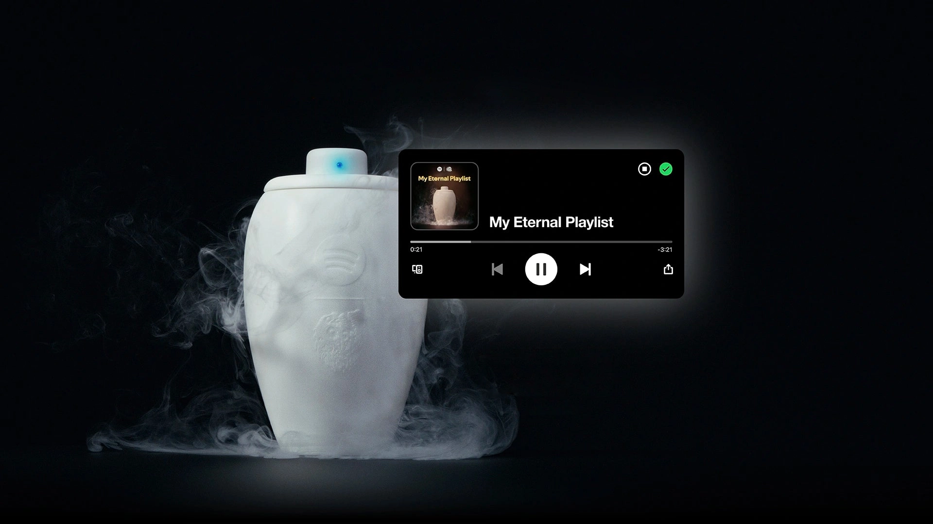 Spotify и Liquid Death выпустили Bluetooth-колонку в виде погребальной урны