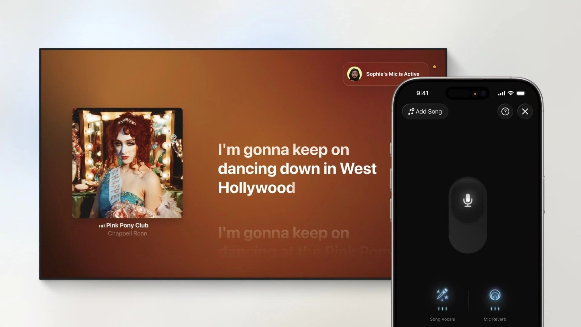 tvOS 26 позволяет использовать iPhone как микрофон для караоке