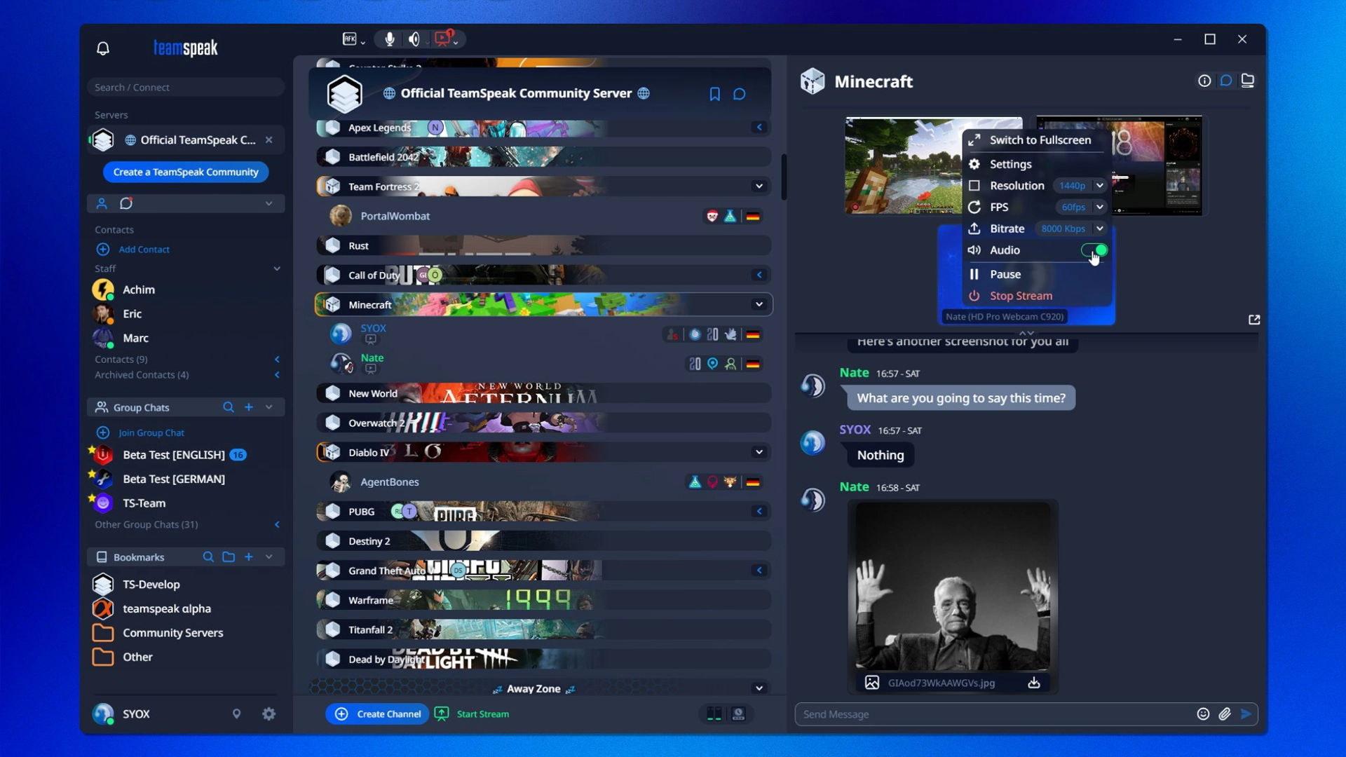 TeamSpeak получит масштабный редизайн — для конкуренции с современными аналогами