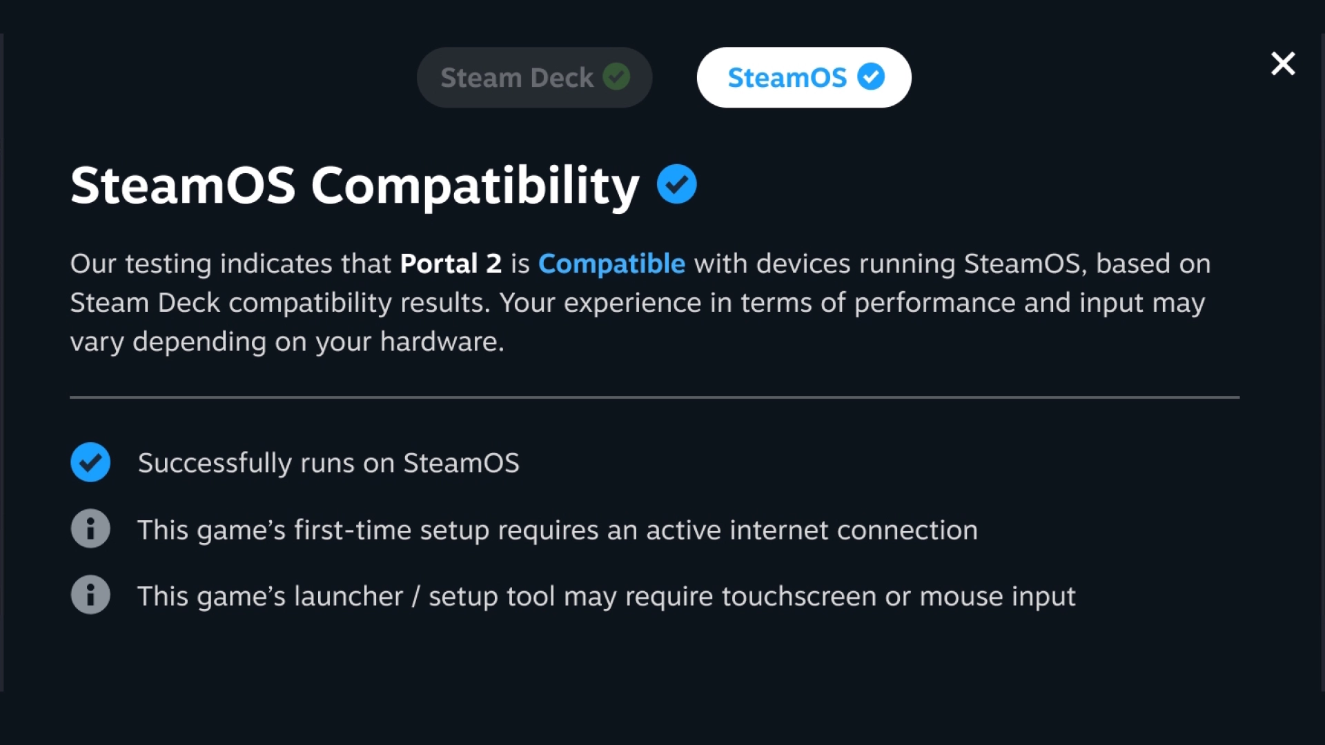 Valve внедряет систему рейтинга совместимости для устройств со SteamOS