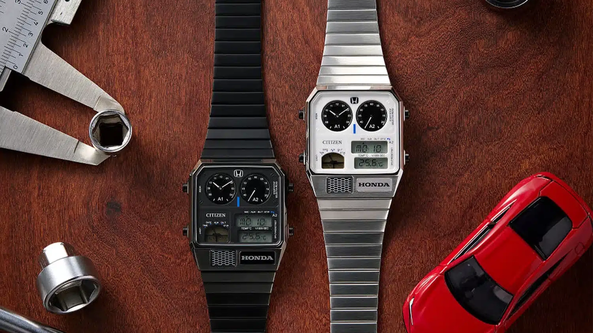 Honda и Citizen выпустили ретро-часы, вдохновлённые спортивным купе Prelude
