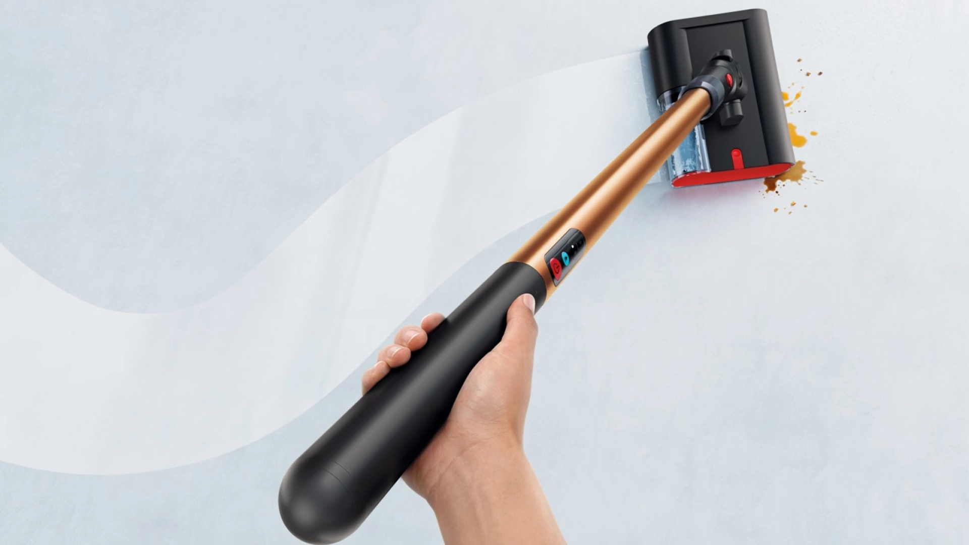 Dyson представила тонкую и лёгкую поломоечную машину PencilWash, похожую на швабру