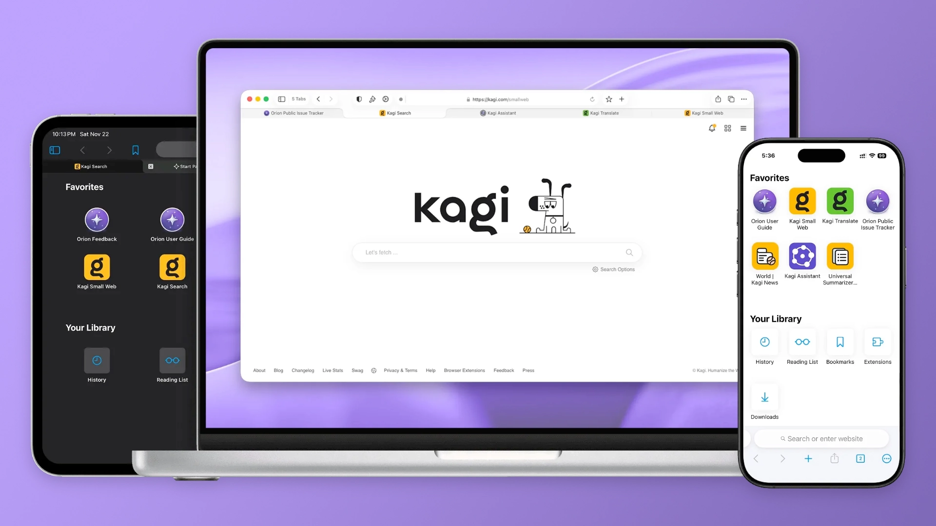 Вышла стабильная версия браузера Orion — с фокусом на приватность