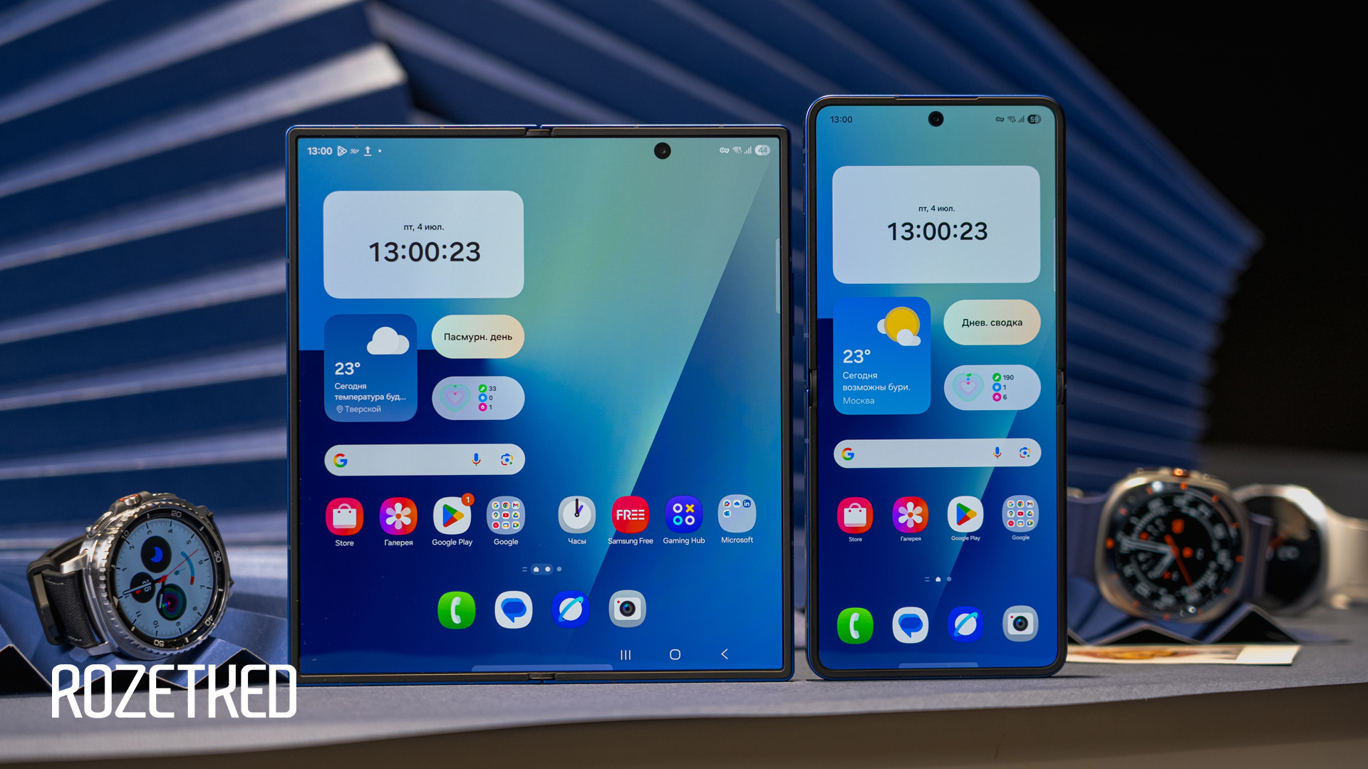 Смотрим на Samsung Galaxy Z Fold 7 и Z Flip 7, а также Galaxy Watch 8